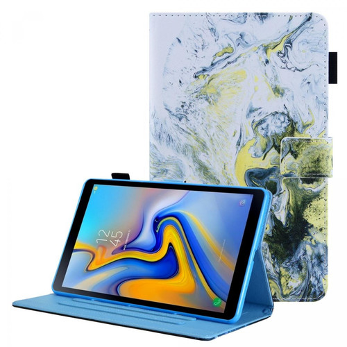 Other - Etui en PU texture croisée avec porte-cartes Motif de marbre d'or blanc pour votre Samsung Galaxy Tab A8 10.5 2021 SM-X200/X205 Other  - Carte sm