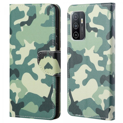 Other - Etui en PU texture croisée avec support camouflage pour votre Samsung Galaxy A33 5G Other  - Accessoires et consommables