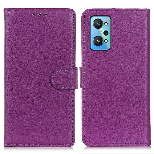 Other - Etui en PU texture litchi avec support, violet pour votre Realme GT Neo2 Other  - Accessoire Smartphone