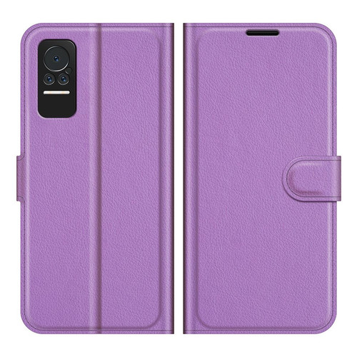 Other - Etui en PU texture litchi, fermeture aimantée violet pour votre Xiaomi Civi 5G Other  - Accessoire Smartphone