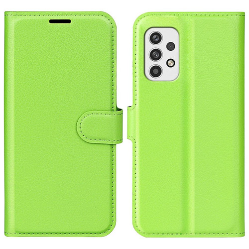 Other - Etui en PU texture litchi vert pour votre Samsung Galaxy A23 5G Other  - Accessoire Smartphone