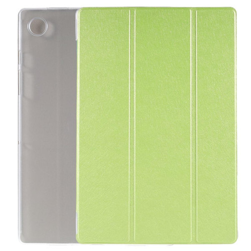 Other - Etui en PU texture soie, anti-rayures, antichoc avec support vert pour votre Samsung Galaxy Tab A8 10.5 (2021) Other  - Marchand Magunivers