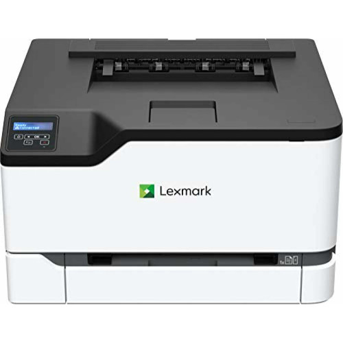 Lexmark - Lexmark C3326DW Farblaser (WLAN, LAN, bis zu 24 S./Min., autom. beidseitiger Druck) schwarz/grau - Lexmark