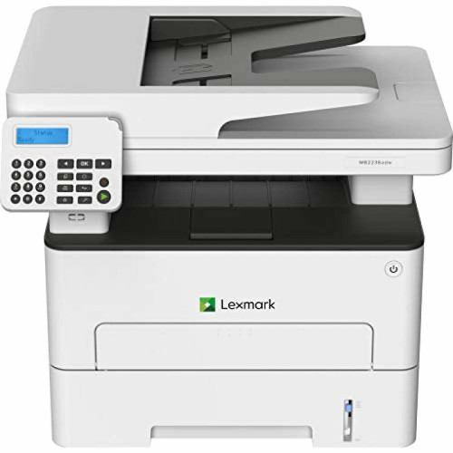 Imprimante Laser Lexmark Lexmark MB2236ADW 4-in-1 Monolaser-Multifunktionsgerät (Drucker, Kopierer, Scanner, Fax, WLAN, LAN, bis zu 34 S./Min., autom. beidseitiger Druck) schwarz/grau