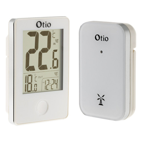 Thermomètres Otio Thermomètre int/ext sans fil Blanc - Otio
