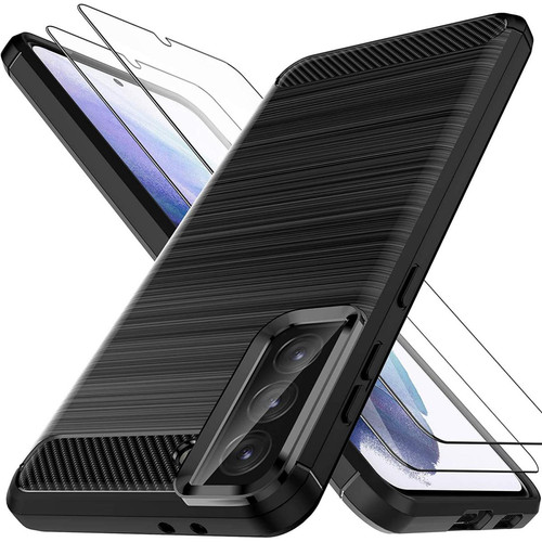 OtterBox - Advansia Housse coque pour Samsung Galaxy S21 Plus +  2 Verre Trempé Avant et Arriere Protection ecran OtterBox  - Accessoire Smartphone