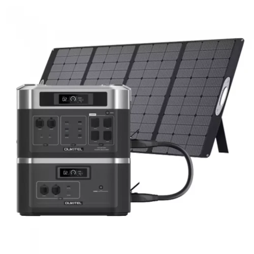 Oukitel - Trousse de OUKITEL BP2000 Centrale électrique et OUKITEL B2000 Batterie et PV400 Panneau solaire portable Oukitel  - Batteries solaires