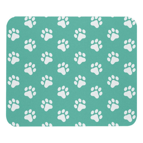 ownta - OWNTA Dog Paw Modèle Tapis de bureau avec tapis de souris, fond en caoutchouc antidérapant imprimé, adapté au bureau et aux jeux ownta  - Tapis de souris