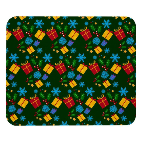 ownta - OWNTA Christmas Green Gift Box Modèle Tapis de bureau avec tapis de souris, fond en caoutchouc antidérapant imprimé, adapté au bureau et aux jeux ownta  - Nos Promotions et Ventes Flash