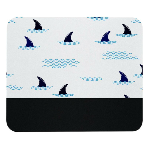 ownta - OWNTA Shark Angle Modèle Tapis de bureau avec tapis de souris, fond en caoutchouc antidérapant imprimé, adapté au bureau et aux jeux ownta  - Nos Promotions et Ventes Flash