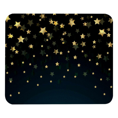 ownta - OWNTA Night Sky Golden Stars Modèle Tapis de bureau avec tapis de souris, fond en caoutchouc antidérapant imprimé, adapté au bureau et aux jeux ownta  - Tapis de souris