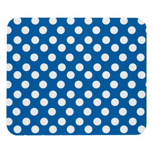 ownta - OWNTA White Dotted Modèle Blue Background Modèle Tapis de bureau avec tapis de souris, fond en caoutchouc antidérapant imprimé, adapté au bureau et aux jeux ownta  - Nos Promotions et Ventes Flash