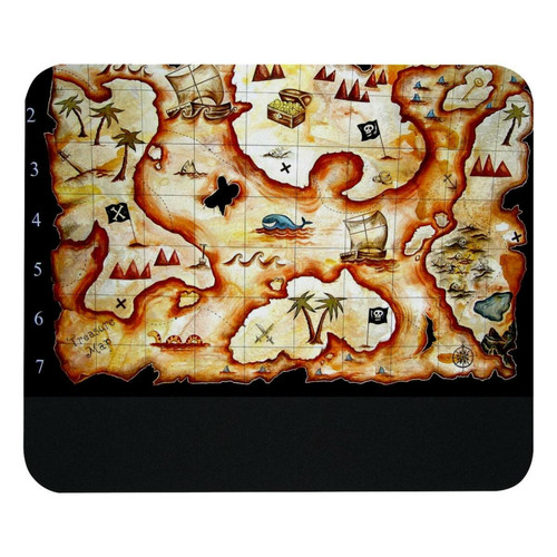 ownta - OWNTA Treasure Map Game Modèle Tapis de bureau avec tapis de souris, fond en caoutchouc antidérapant imprimé, adapté au bureau et aux jeux ownta  - Nos Promotions et Ventes Flash