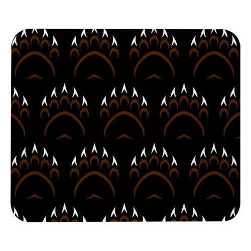 ownta - OWNTA Grizzly Bear Claw Modèle Tapis de bureau avec tapis de souris, fond en caoutchouc antidérapant imprimé, adapté au bureau et aux jeux ownta - Tapis de souris