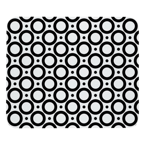 ownta - OWNTA Circles Dots Geometry Modèle Tapis de bureau avec tapis de souris, fond en caoutchouc antidérapant imprimé, adapté au bureau et aux jeux ownta  - Nos Promotions et Ventes Flash