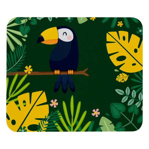 ownta - OWNTA Birds Tropical Leaves Modèle Tapis de bureau avec tapis de souris, fond en caoutchouc antidérapant imprimé, adapté au bureau et aux jeux ownta  - Tapis de souris
