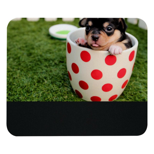 ownta - OWNTA Animal Dog Modèle Tapis de bureau avec tapis de souris, fond en caoutchouc antidérapant imprimé, adapté au bureau et aux jeux ownta  - Tapis de souris