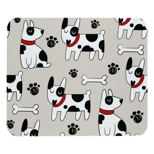 ownta - OWNTA Cute Dog Bone Paw Pet Modèle Tapis de bureau avec tapis de souris, fond en caoutchouc antidérapant imprimé, adapté au bureau et aux jeux ownta  - Tapis de souris