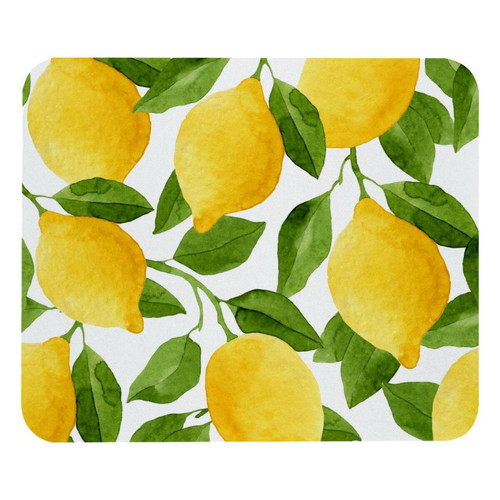 ownta - OWNTA Yellow Citrus Fruit Lemon Modèle Tapis de bureau avec tapis de souris, fond en caoutchouc antidérapant imprimé, adapté au bureau et aux jeux ownta  - Le meilleur de nos Marchands