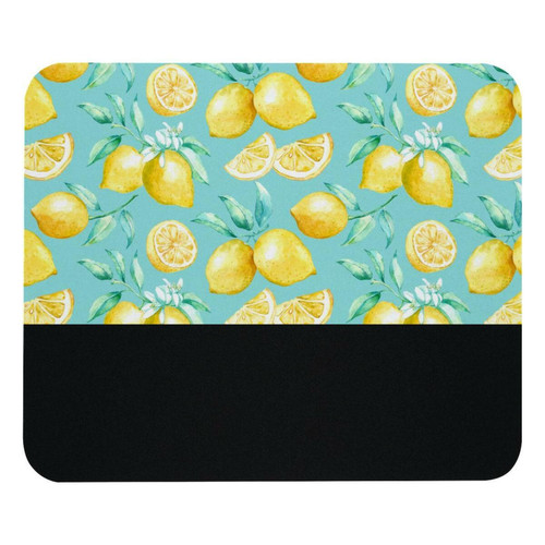 ownta - OWNTA Citrus Fruit Yellow Lemon Modèle Tapis de bureau avec tapis de souris, fond en caoutchouc antidérapant imprimé, adapté au bureau et aux jeux ownta  - Nos Promotions et Ventes Flash