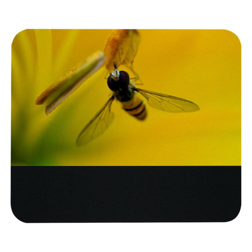 ownta - OWNTA Bee Gather Honey Modèle Tapis de bureau avec tapis de souris, fond en caoutchouc antidérapant imprimé, adapté au bureau et aux jeux ownta  - Tapis de souris