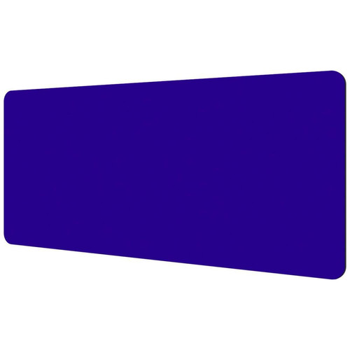ownta - OWNTA Pure Dark Blue Sous-main de bureau étendu rectangulaire à motif de 15,7 x 35,2 pouces avec fond en caoutchouc antidérapant, adapté au bureau à domicile, tapis de bureau, tapis de jeu, tapis de souris de jeu ownta  - Nos Promotions et Ventes Flash