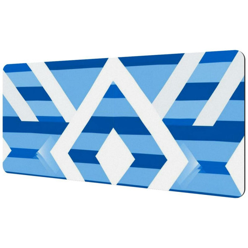 ownta - OWNTA Israeli Flag Sous-main de bureau étendu rectangulaire à motif de 15,7 x 35,2 pouces avec fond en caoutchouc antidérapant, adapté au bureau à domicile, tapis de bureau, tapis de jeu, tapis de souris de jeu ownta  - Tapis de souris