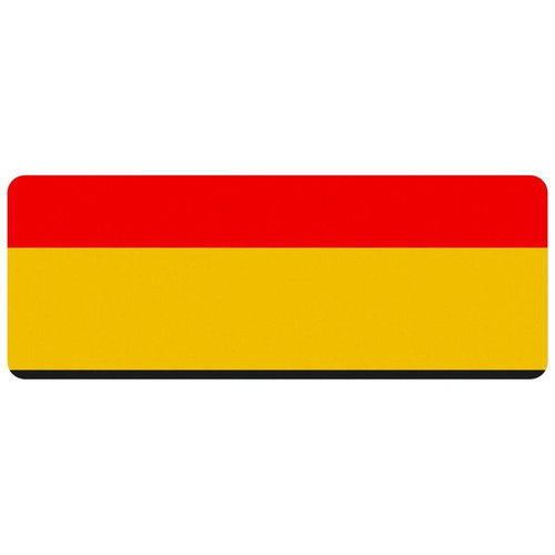 ownta - OWNTA National Germany Flag Black Red Yellow Stripe Grand tapis de bureau à motif : tapis de jeu rectangulaire étendu de 11,8 x 31,3 pouces avec fond en caoutchouc antidérapant - adapté au bureau à domicile - grand tapis de souris ownta  - Périphériques, réseaux et wifi