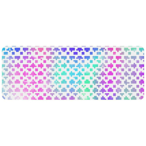 ownta - OWNTA Colorful Mermaid Fish Scales Grand tapis de bureau à motif : tapis de jeu rectangulaire étendu de 11,8 x 31,3 pouces avec fond en caoutchouc antidérapant - adapté au bureau à domicile - grand tapis de souris ownta  - Périphériques, réseaux et wifi