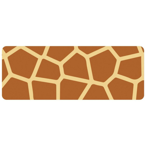 ownta - OWNTA Giraffe Skin Pattern-01 Grand tapis de bureau à motif : tapis de jeu rectangulaire étendu de 11,8 x 31,3 pouces avec fond en caoutchouc antidérapant - adapté au bureau à domicile - grand tapis de souris ownta  - Périphériques, réseaux et wifi