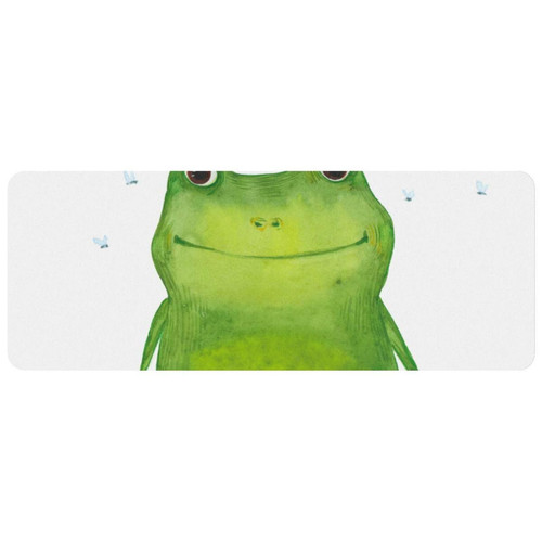 ownta - OWNTA Cute Frog Mosquito Grand tapis de bureau à motif : tapis de jeu rectangulaire étendu de 11,8 x 31,3 pouces avec fond en caoutchouc antidérapant - adapté au bureau à domicile - grand tapis de souris ownta  - Périphériques, réseaux et wifi