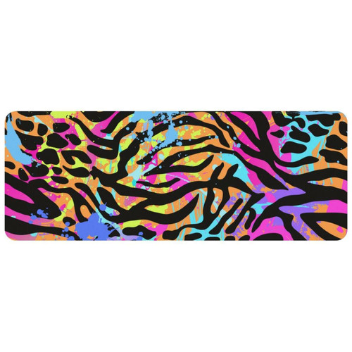 ownta - OWNTA Wild Sexy Leopard Print Grand tapis de bureau à motif : tapis de jeu rectangulaire étendu de 11,8 x 31,3 pouces avec fond en caoutchouc antidérapant - adapté au bureau à domicile - grand tapis de souris ownta  - Le meilleur de nos Marchands