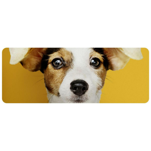 ownta - OWNTA Adorable Puppy Grand tapis de bureau à motif : tapis de jeu rectangulaire étendu de 11,8 x 31,3 pouces avec fond en caoutchouc antidérapant - adapté au bureau à domicile - grand tapis de souris ownta  - Périphériques, réseaux et wifi