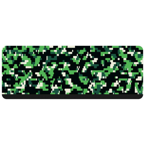 ownta - OWNTA Camo Green Military Grand tapis de bureau à motif : tapis de jeu rectangulaire étendu de 11,8 x 31,3 pouces avec fond en caoutchouc antidérapant - adapté au bureau à domicile - grand tapis de souris ownta  - Périphériques, réseaux et wifi