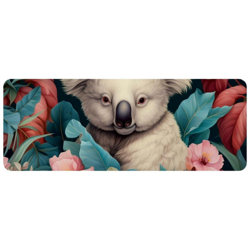 ownta - OWNTA Koala Grand tapis de bureau à motif : tapis de jeu rectangulaire étendu de 11,8 x 31,3 pouces avec fond en caoutchouc antidérapant - adapté au bureau à domicile - grand tapis de souris ownta  - Périphériques, réseaux et wifi