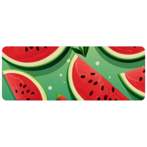 ownta - OWNTA Watermelon Grand tapis de bureau à motif : tapis de jeu rectangulaire étendu de 11,8 x 31,3 pouces avec fond en caoutchouc antidérapant - adapté au bureau à domicile - grand tapis de souris ownta  - Périphériques, réseaux et wifi