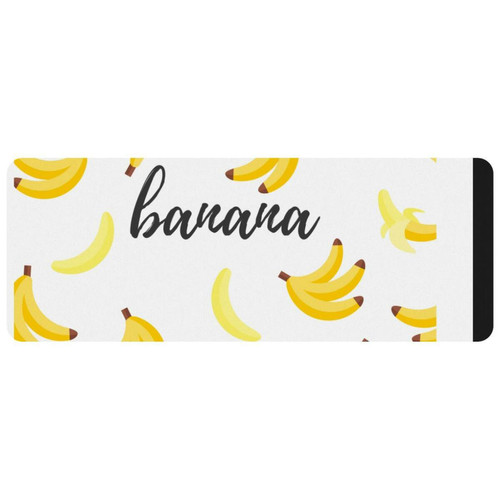 ownta - OWNTA Cute Banana Grand tapis de bureau à motif : tapis de jeu rectangulaire étendu de 11,8 x 31,3 pouces avec fond en caoutchouc antidérapant - adapté au bureau à domicile - grand tapis de souris ownta  - Périphériques, réseaux et wifi