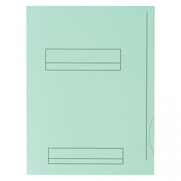 Accessoires Bureau Oxford Chemises dossier 2 rabats Fast 24 x 32 cm vert pastel - Paquet de 50