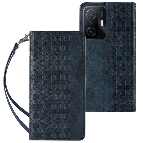 Ozzzo - aimant strap coque coque pour xiaomi redmi note 11 pouch wallet + mini lanyard pendentif bleu Ozzzo - Coque iPhone 11 Pro Accessoires et consommables