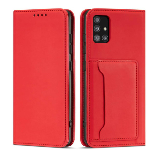 Ozzzo - etui pour carte magnetique pour samsung galaxy a13 5g pouch wallet card support rouge Ozzzo  - Accessoires Samsung Galaxy Accessoires et consommables