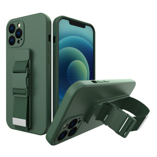 Ozzzo - housse de protection en gel tpu air etui avec cordon pour samsung galaxy a22 4g vert fonce Ozzzo  - Accessoire Smartphone