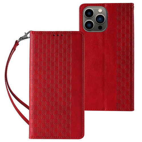 Ozzzo - magnet strap coque coque pour iphone 13 pro max pouch wallet + mini lanyard pendentif rouge Ozzzo  - Lanyard
