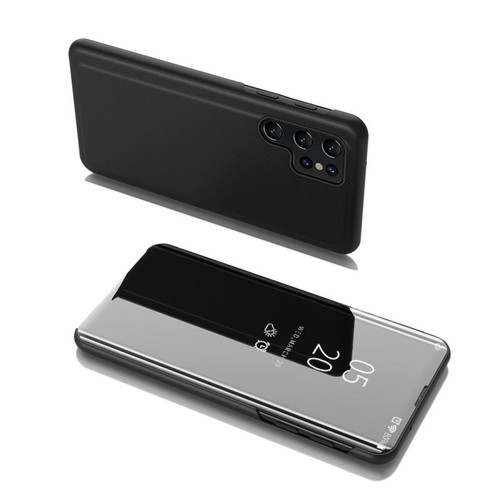 Ozzzo - transparent view coque flip cover pour samsung galaxy s22 ultra noir Ozzzo  - Accessoires Samsung Galaxy S Accessoires et consommables