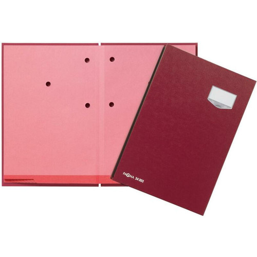Accessoires Bureau PAGNA PAGNA Parapheur 'DE LUXE', A4, 20 compartiments, rouge ()