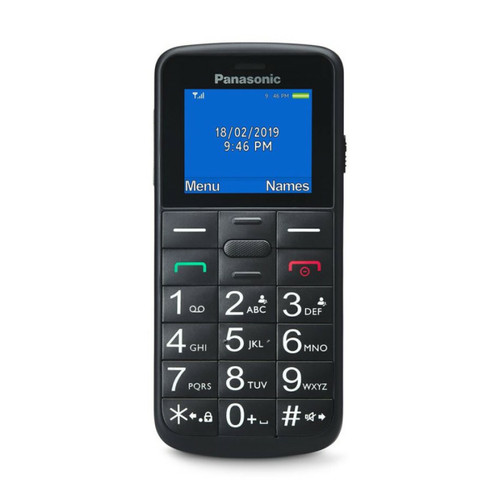 Panasonic - Téléphone portable basique Panasonic KX TU110EXB 1.77" Double SIM Noir Panasonic  - Téléphone mobile