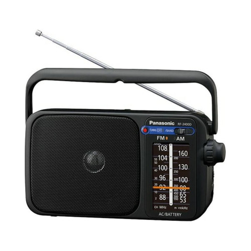 Panasonic - Radio FM RF-2400DEG-K Panasonic  - Marchand La boutique du net