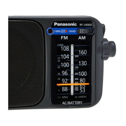 Panasonic - Radio FM RF-2400DEG-K Panasonic  - Enceinte et radio