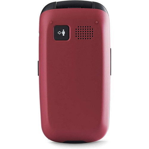 Téléphone fixe filaire Panasonic KX-TU446EXR 6,1 cm (2.4') 110 g Rouge Téléphone pour seniors
