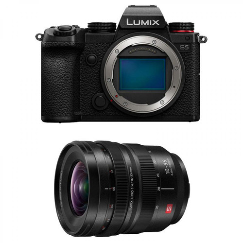 Panasonic - PACK PANASONIC Lumix S5 + Objectif 16-35 - Appareil photo Lumix Appareil Photo