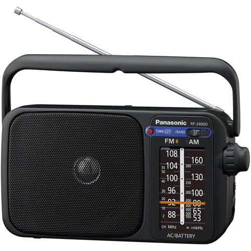 Panasonic - radio portable FM AM sur secteur ou piles noir Panasonic  - Son audio Panasonic - Rasage Electrique